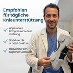 Super Ortho Kniebandage mit Federstahlstreben