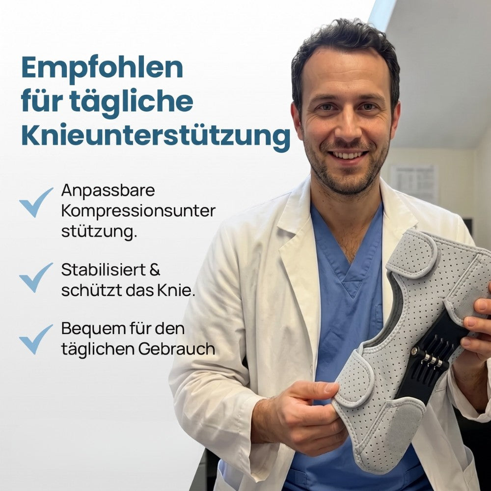 Super Ortho Kniebandage mit Federstahlstreben