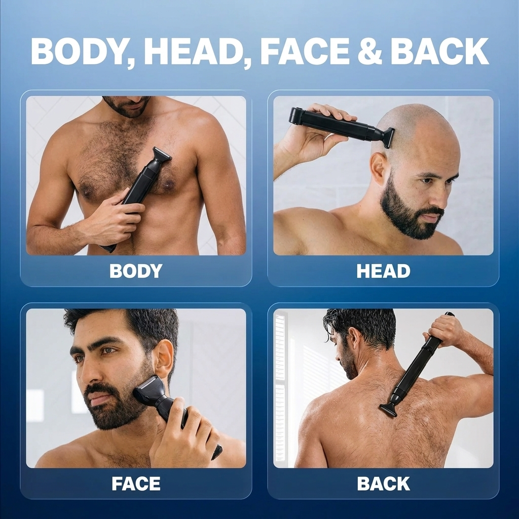 Reach-Anywhere Body Trimmer