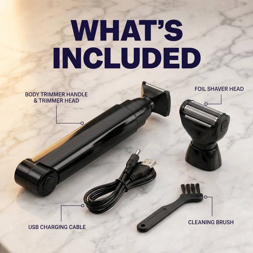 Reach-Anywhere Body Trimmer