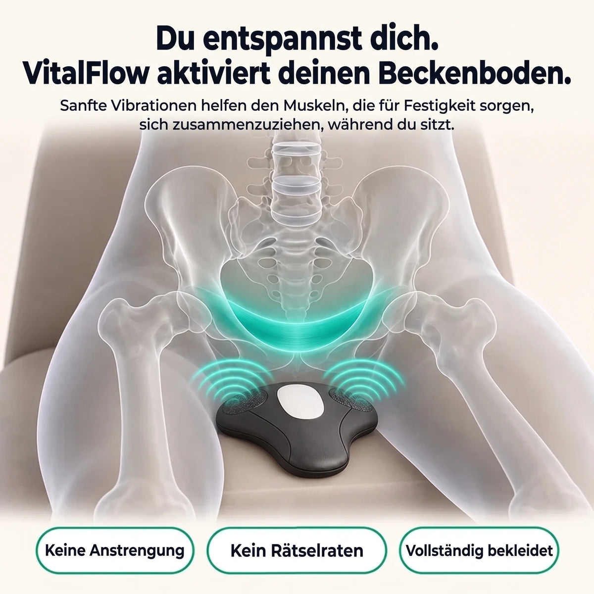 VitalFlow™ Beckenboden-Durchblutungssystem