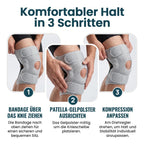 Super Ortho Kniebandage mit Federstahlstreben